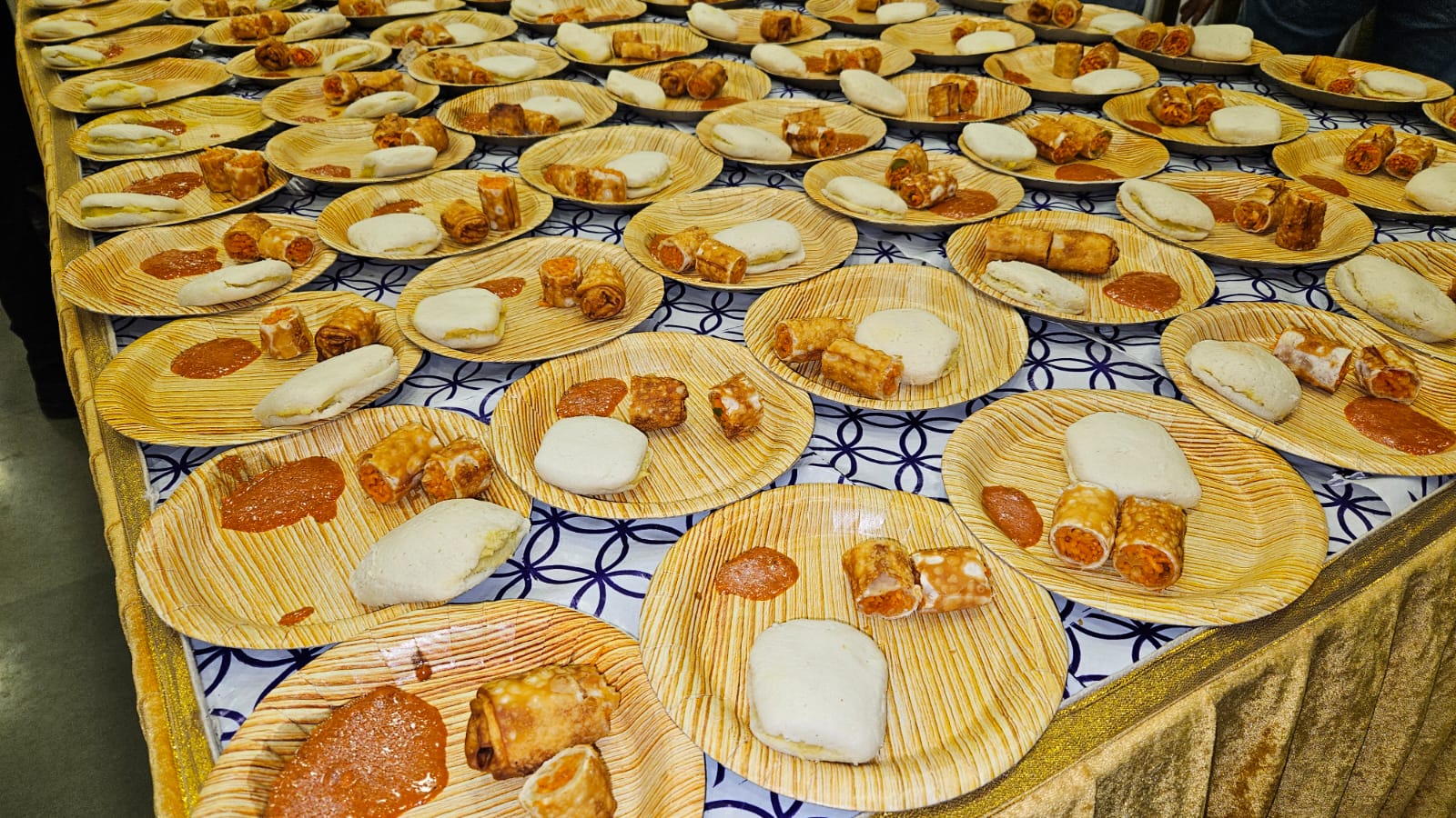 Traditional Indian dessert counter